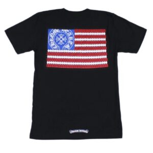 Chrome Hearts American Flag Black T-Shirt