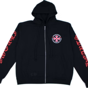 Chrome Hearts Made In Hollywood Plus Cross Zip Up Hoodie